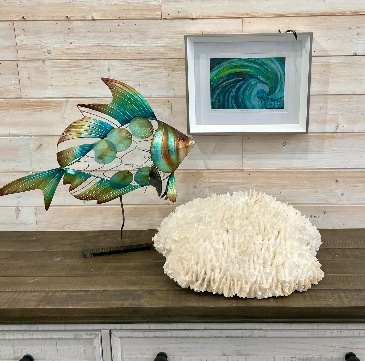 Lettuce Coral (21”x19”)