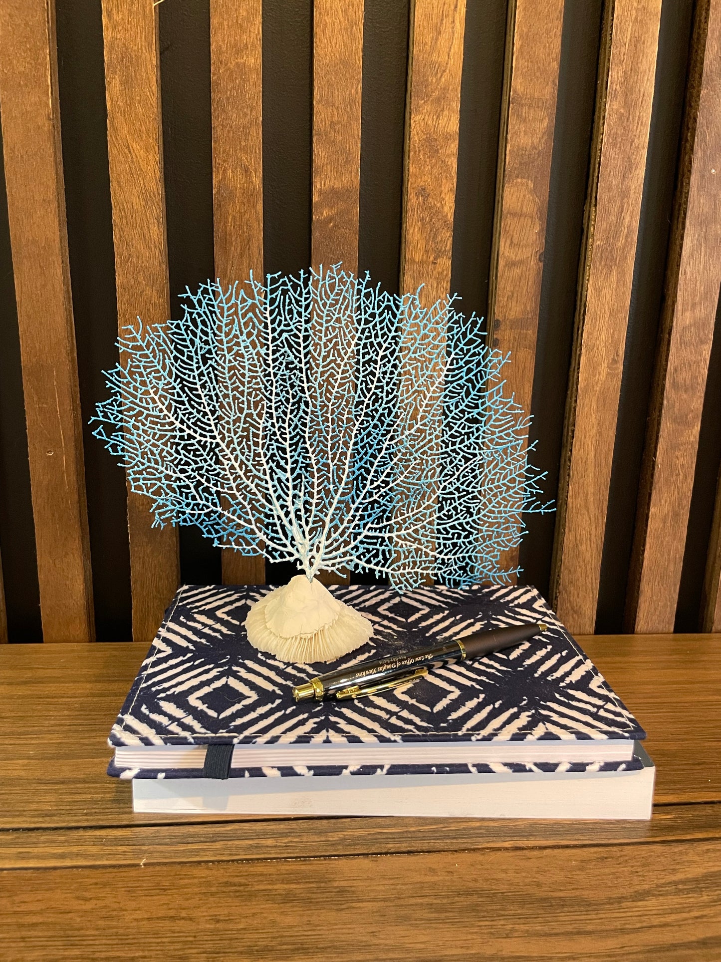 Sea Fan (10”) on a Mushroom Coral Base