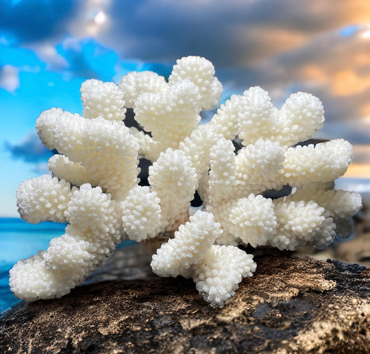 Brownstem Coral (7”x6”)