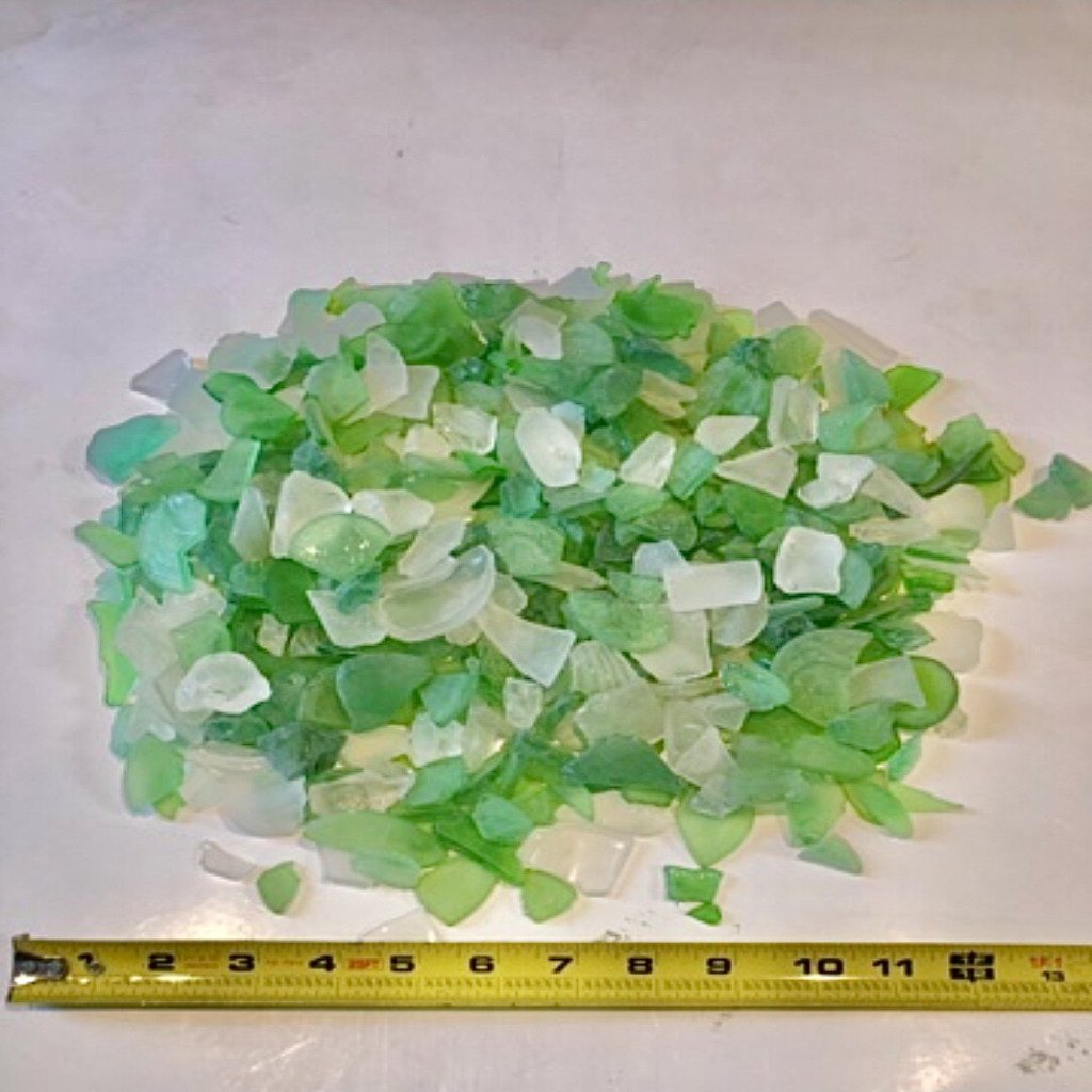 Sea Glass 1/2 lb Green - Treasures from Beneath