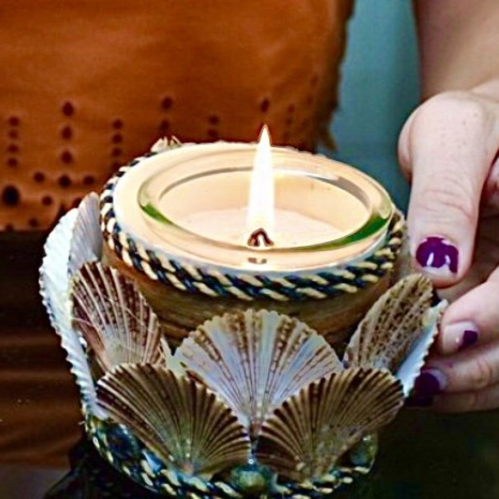 Handmade Shell Candles - Treasures from Beneath